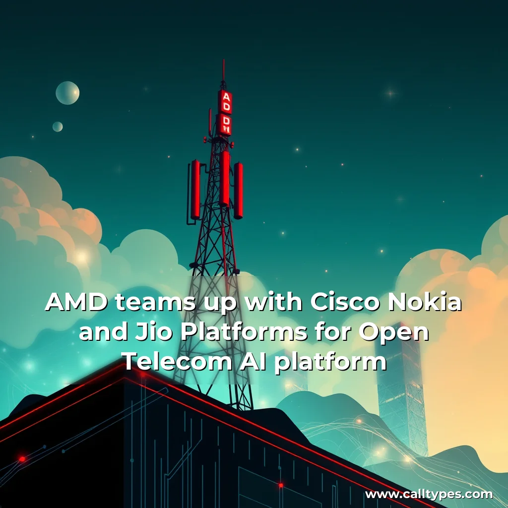 You are currently viewing AMD teams up with Cisco  Nokia  and Jio Platforms for Open Telecom AI platform