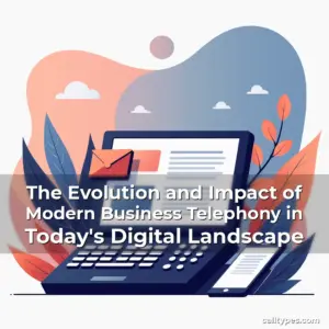 Artistic representation for The Evolution and Impact of Modern Business Telephony in Today's Digital Landscape