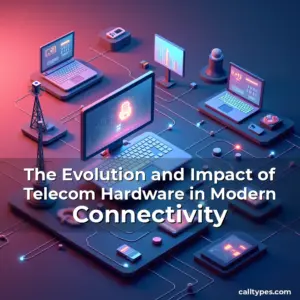 Artistic representation for The Evolution and Impact of Telecom Hardware in Modern Connectivity