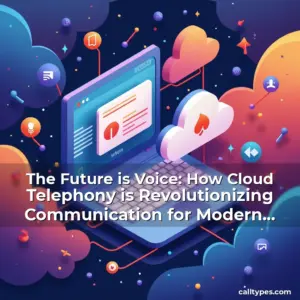 Artistic representation for The Future is Voice: How Cloud Telephony is Revolutionizing Communication for Modern Businesses
