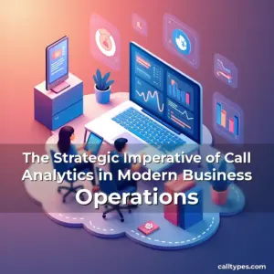 Artistic representation for The Strategic Imperative of Call Analytics in Modern Business Operations
