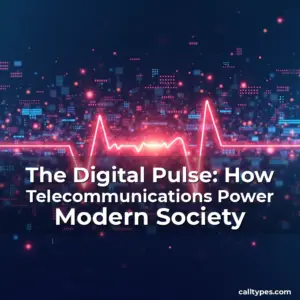 Artistic representation for The Digital Pulse: How Telecommunications Power Modern Society